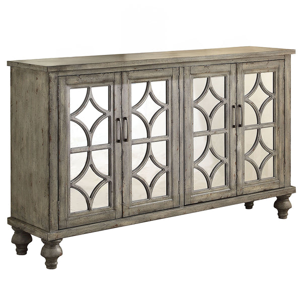 ACME Velika Weathered Gray Console Table Model 90280