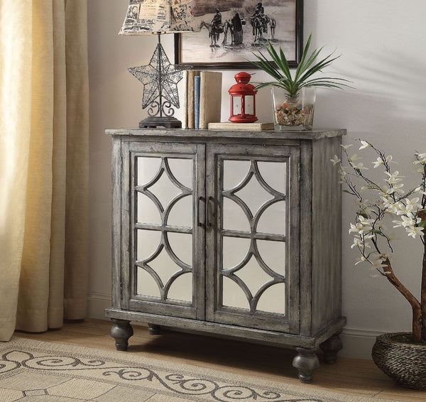 ACME Velika Weathered Gray Console Table Model 90284