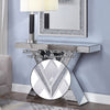 ACME Noralie Mirrored & Faux Diamonds Console Table Model 90444