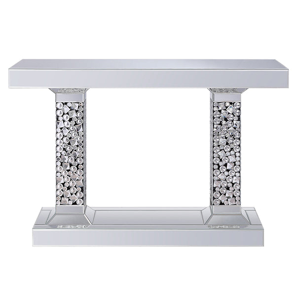 ACME Kachina Mirrored & Faux Gems Console Table Model 90446