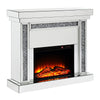 ACME Noralie Mirrored & Faux Diamonds Fireplace Model 90470