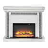 ACME Noralie Mirrored & Faux Diamonds Fireplace Model 90470