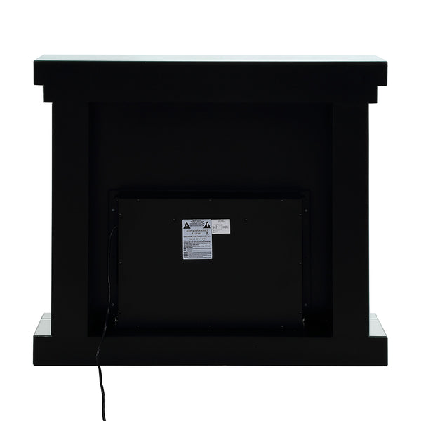 ACME Noralie Mirrored & Faux Diamonds Fireplace Model 90470