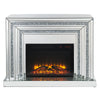 ACME Noralie Mirrored & Faux Diamonds Fireplace Model 90523