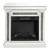 ACME Noralie Mirrored & Faux Diamonds Fireplace Model 90862