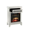 ACME Noralie Mirrored & Faux Diamonds Fireplace Model 90866