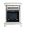 ACME Noralie Mirrored & Faux Diamonds Fireplace Model 90866