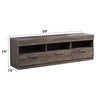 ACME Alvin Rustic Oak TV Stand Model 91167