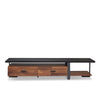 ACME Elling Walnut & Black TV Stand Model 91235