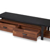 ACME Elling Walnut & Black TV Stand Model 91235