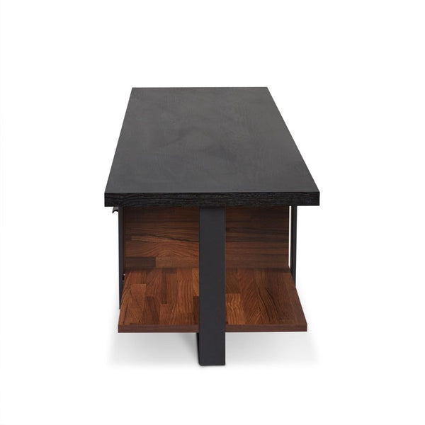 ACME Elling Walnut & Black TV Stand Model 91235