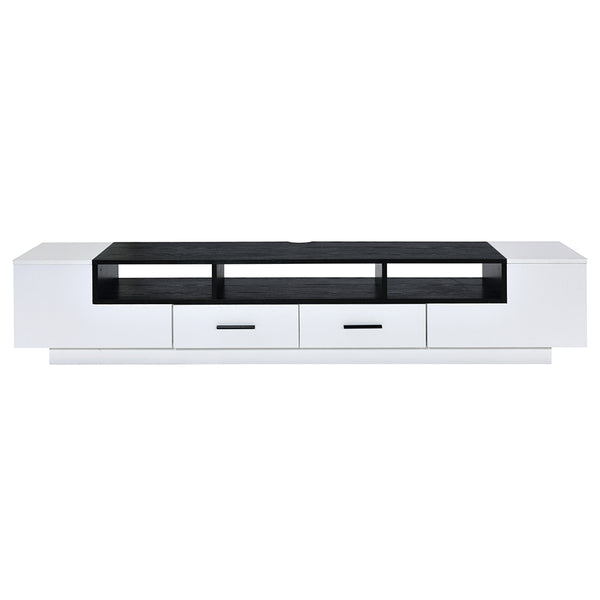 ACME Armour White & Black TV Stand Model 91275
