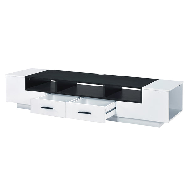 ACME Armour White & Black TV Stand Model 91275