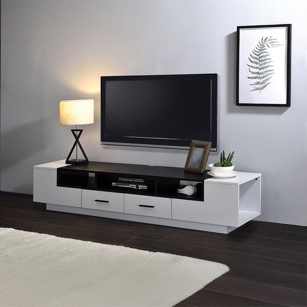 ACME Armour White & Black TV Stand Model 91275