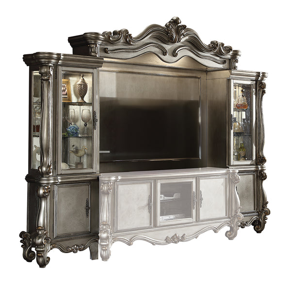 ACME Versailles Antique Platinum Entertainment Center Model 91820