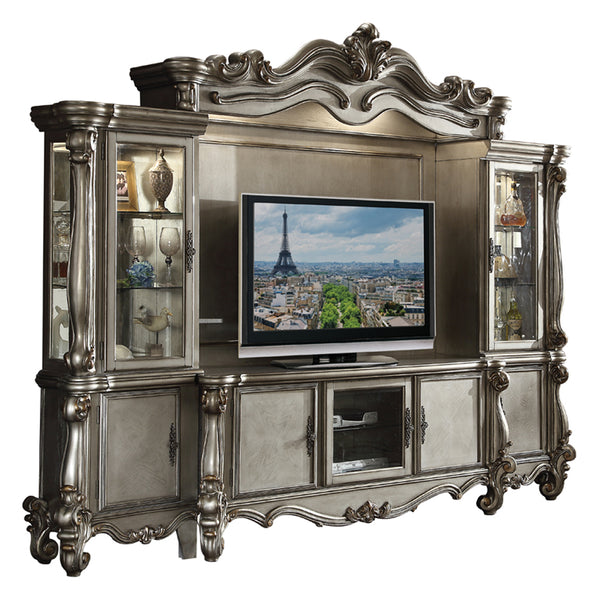 ACME Versailles Antique Platinum Entertainment Center Model 91820