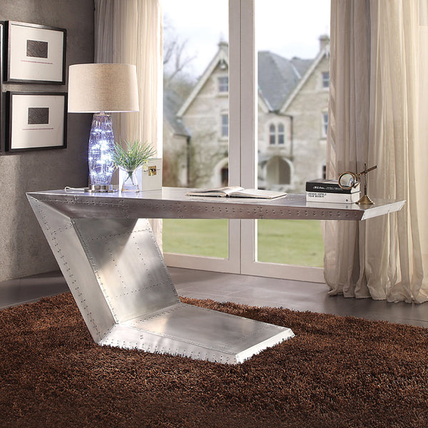 ACME Brancaster Aluminum Executive Writing Desk Model 92025