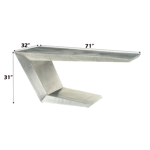 ACME Brancaster Aluminum Executive Writing Desk Model 92025