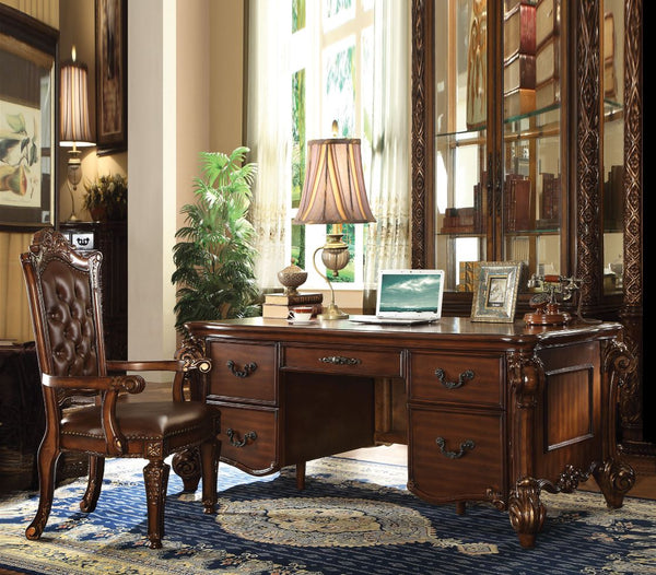 ACME Vendome Cherry Executive Writing Desk Model 92125