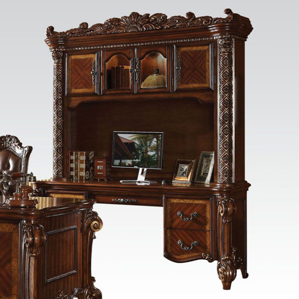 ACME Vendome Cherry Computer Desk & Hutch Model 92128