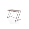 ACME Finis Weathered Oak & Chrome Writing Desk with USB Port Model 92344