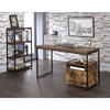 ACME Bob Weathered Oak & Black Writing Desk(Same AC00906) Model 92396