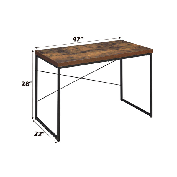 ACME Bob Weathered Oak & Black Writing Desk(Same AC00906) Model 92396