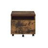 ACME Bob Weathered Oak & Black File Cabinet Model 92398