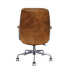ACME Hamilton Coffee Top Grain Leather Swivel Office Chair Model 92412