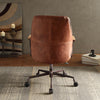 ACME Hamilton Cocoa Top Grain Leather Swivel Office Chair Model 92413