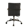 ACME Harith Antique Slate Top Grain Leather Swivel Office Chair Model 92415