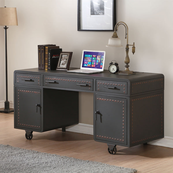 ACME Actaki Sandy Gray Executive Writing Desk Model 92430