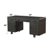ACME Actaki Sandy Gray Executive Writing Desk Model 92430