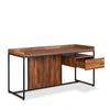 ACME Sara Walnut & Sandy Black Writing Desk Model 92445