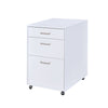 ACME Coleen White High Gloss & Chrome File Cabinet Model 92454
