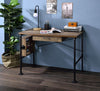 ACME Endang Weathered Oak & Black Writing Desk Model 92595