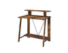 ACME Nypho Weathered Oak & Black Writing Desk Model 92730