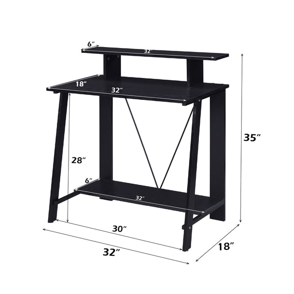 ACME Nypho Black Writing Desk Model 92734
