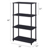 ACME Nypho Black Bookshelf Model 92739