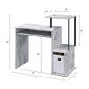 ACME Lyphre Antique White & Black Computer Desk Model 92762