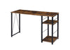 ACME Vadna Weathered Oak & Black Writing Desk Model 92765
