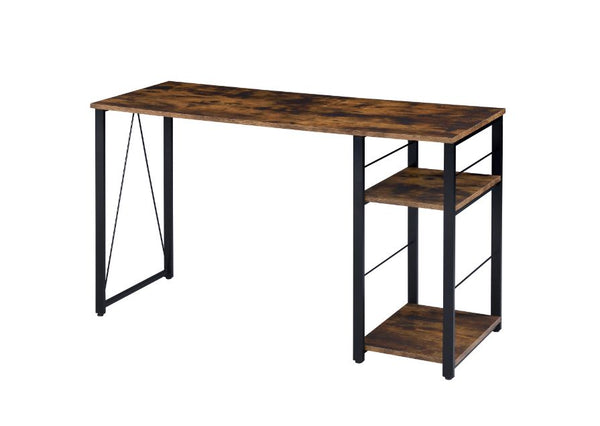 ACME Vadna Weathered Oak & Black Writing Desk Model 92765