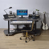 ACME Eleazar Black Oak 71" Music Studio Desk Model 92890