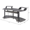 ACME Eleazar Black Oak 71" Music Studio Desk Model 92890
