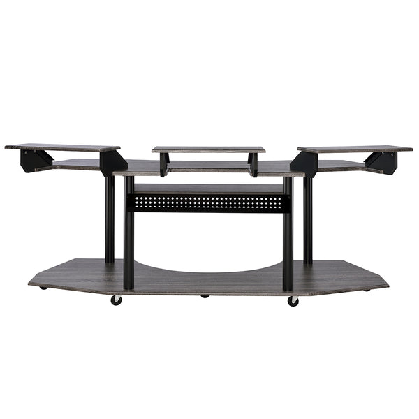 ACME Eleazar Black Oak 83" Music Studio Desk Model 92895