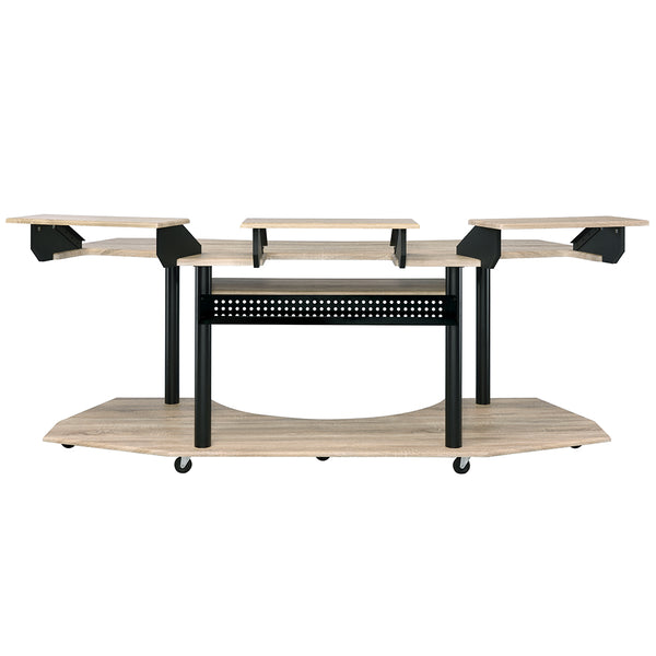 ACME Eleazar Natural Oak 83" Music Studio Desk Model 92897