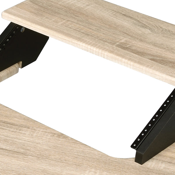 ACME Eleazar Natural Oak 83" Music Studio Desk Model 92897