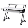 ACME Suitor White & Black Music Recording Studio Desk Model 92902