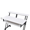 ACME Suitor White & Black Music Recording Studio Desk Model 92902