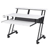 ACME Suitor White & Black Music Recording Studio Desk Model 92902